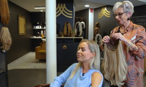 Een haartopper van natuurhaar